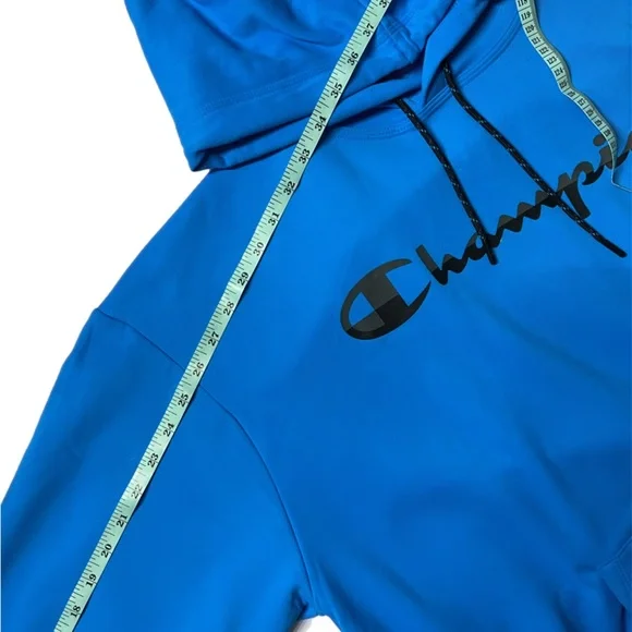 Champion Men's Vibrant Blue Hoodie - Picture 4 of 5